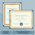 thumbnail image 5 of Best Paper Greetings Certificate Holders, Single-Sided, Navy Blue, 8.5" x 11", 24 Count, 5 of 11