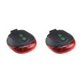 thumbnail image 3 of VONKY 1/2/3/5 5 LED Cycling Bike Flash Taillight Rear Tail Lamp Road Warning Lamp Red line 80*70*35mm 2PCS, 3 of 4