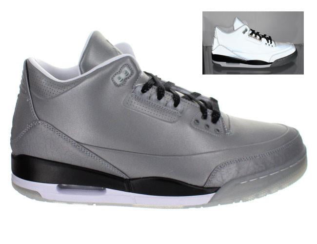 jordan 3 retro 5lab3 silver