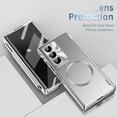 thumbnail image 4 of For Samsung Galaxy Z Fold 7 Phone Case,Compatible with Mag-safe,Built-in Screen Protector & Camera Protection,With Pen Slots Hinge Protector,With Stylus,Shockproof Phone Case,Silver, 4 of 7