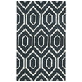 thumbnail image 2 of SAFAVIEH Himalaya Diarmait Geometric Wool Area Rug, Navy/Ivory, 3' x 5', 2 of 7