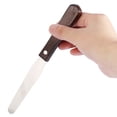 thumbnail image 4 of Waxing Spatula, Metal Wax Mixing Knife Applicator Wood Handle Hair Removal Tool, 4 of 8