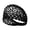 Z1 Black, variant on Crochet Slouchy Beanie Hat 2026 Spring Handmade Knit Floral Skull Cap Cotton Cutout Hats for Women Lightweight Knitted,Color:Black