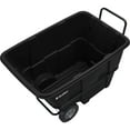 thumbnail image 3 of Global Industrial Heavy Duty Plastic Tilt Truck, 1/2 Cu. Yd. Cap, 1400 Lbs. Cap, Black, 3 of 6
