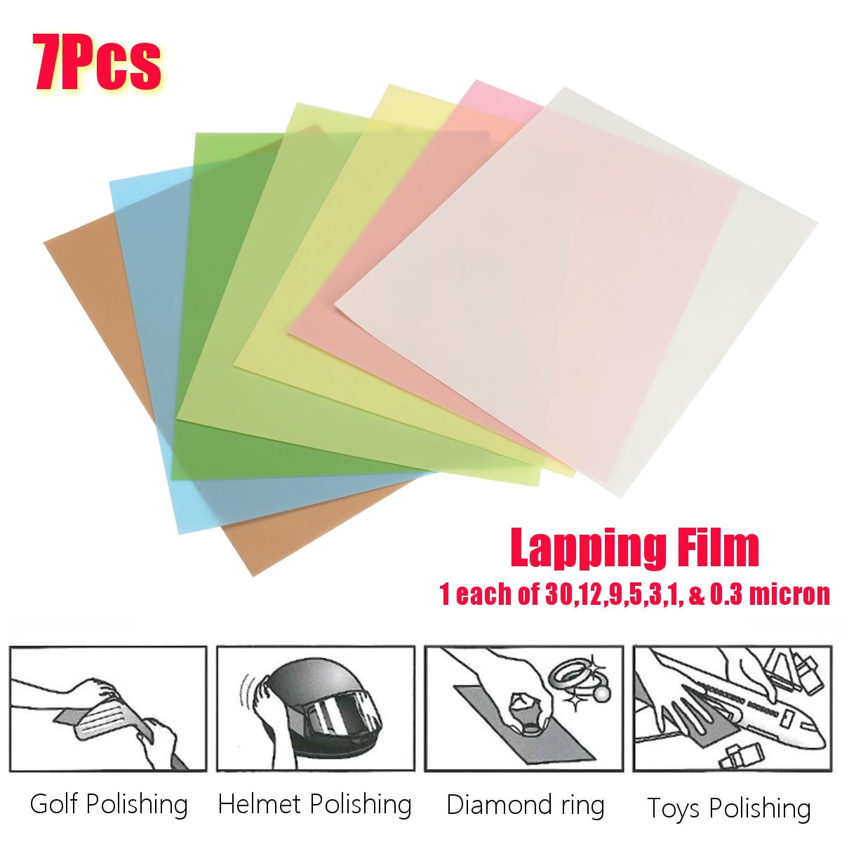 Business & Industrial 3M PSA 5.5 x 1 Polishing Lapping Films for Edge
