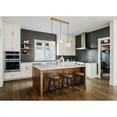 thumbnail image 2 of Baxter 3 Lights Brass Pendant With Frosted White Glass, 2 of 3