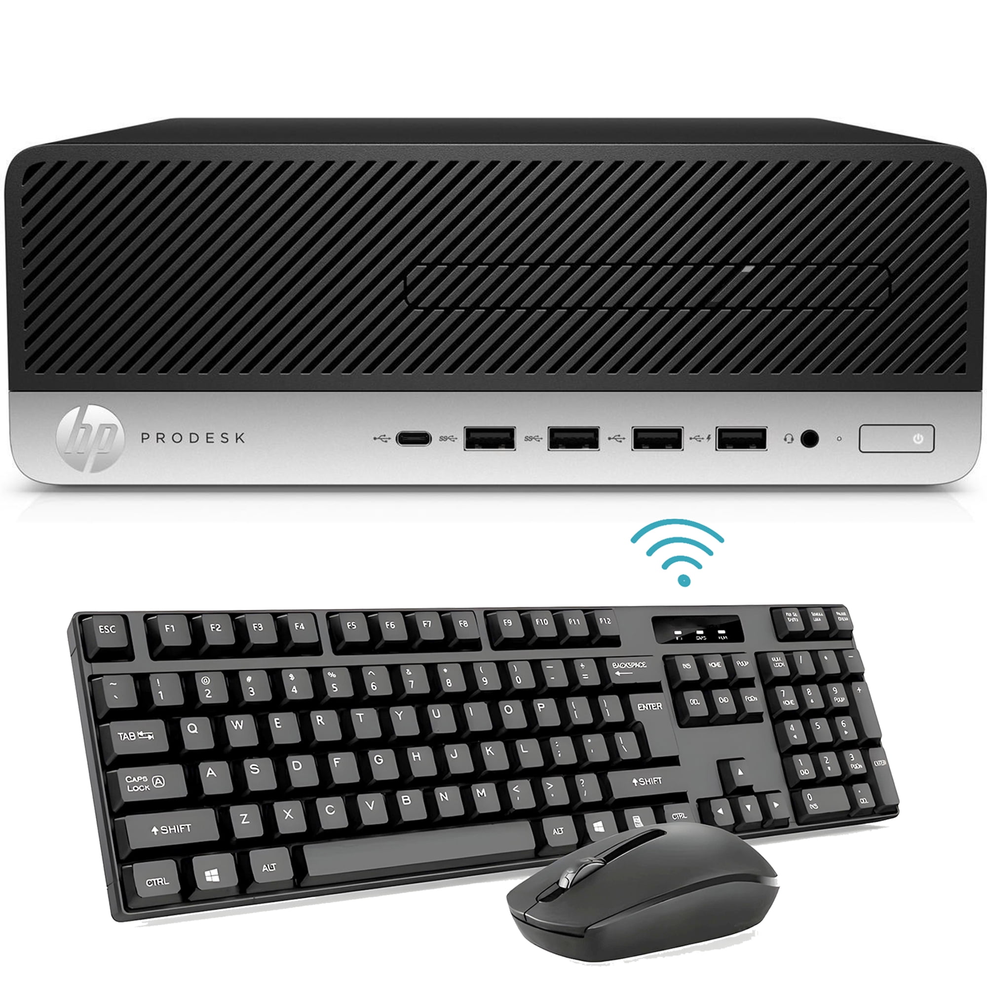 Restored High-Performance Desktop PC HP ProDesk 600 G3 SFF Computer (Core i5_ 1TB SSD_ 32GB DDR4 RAM_ Windows 10 Pro) Intel Processor - Black/Silver - (Refurbished)