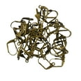 thumbnail image 1 of 50pcs French Lever Back Earring Findings Ear Wires Clip Jewelry Finding Making - Bronze, 1 of 7