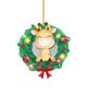thumbnail image 2 of Teissuly Christmas Decoration Flat Christmas Tree Retro Style Home Decoration Car Ornaments Teissuly WER202312020613, 2 of 2