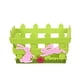 thumbnail image 2 of Cesta de Pascua, bolsa de golosinas de tela, contenedor decorativo para almacenamiento, con diseño de pollitos, 16 x 10 cm, para búsquedas de huevos, fiestas y decoración del hogar, 2 of 8