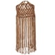 thumbnail image 2 of Pantalla de lámpara colgante de macramé estilo bohemio, cubierta de lámpara colgante tejida a mano para decoración de dormitorio y candelabro., 2 of 8