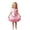 Pink, variant on HJYCHN Girls Dress Sleeveless Bowknot Tutu Party Gown with Puffy Skirt for Toddler Dress 6-7 Years