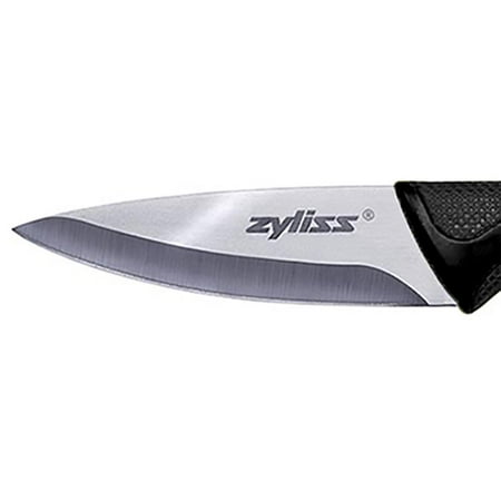 Pie Knife Hollow Handle - Zyliss Black Ceramic Paring Knife Set with Soft-Grip Handles, 1-Pair | E920125U