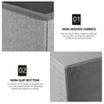 thumbnail image 5 of Nonwoven Drawer Storage Box Grey for Home Use Square Sundries Storage Case, 5 of 5