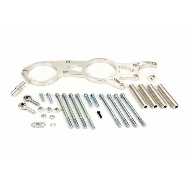 Moroso 63838 Alternator & Vacuum Pump Mounting Bracket Kit for Big