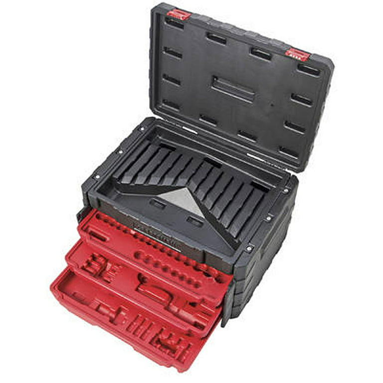 CRAFTSMAN 20-in Red Plastic Lockable Tool Box in the Portable Tool Boxes  department at