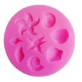 thumbnail image 3 of facefd Fondant Mold Ocean Creatures Design Fondant Chocolate Biscuit DIY Silicone Mould Baking Tray, 3 of 8