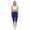 26009629344032766486, variant on True Cobalt Blue Color Women's Brushed Suede Poly Span Casual Capri Leggings XS-2XL