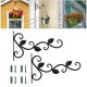 thumbnail image 1 of Soporte de Suspensión de Metal perfecl para macetas decoración de cochera 30x18,5x1,5 cm, 1 of 8