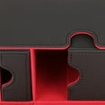thumbnail image 4 of Ultra 100+Cards Deck Box Leather Board Games Cards Deck Case for Magical All the Cards Keyforge,Black Red, 4 of 7