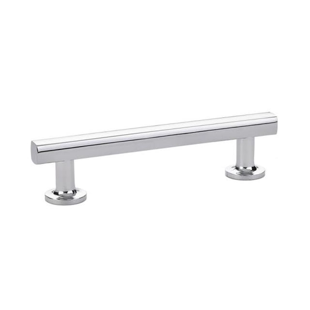 Emtek 86454US26 4 in. Freestone Pull, Bright Chrome