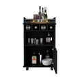 thumbnail image 6 of TUHOME Phoenix Bar Cart  Black Engineered Wood, 6 of 6
