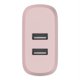 thumbnail image 3 of Cargador De Pared 2 Puertos USB A con cable Lightnig Belkin rosa, 3 of 7