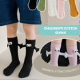 thumbnail image 3 of Holding Hands Socks for Couples Cute Kawaii Couple 3D Doll Socks for Sports Wear and Daily Wear, 3 of 5