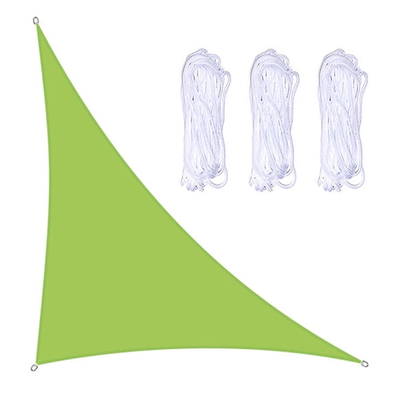 Outdoor Shade Cloth Swimming Pool Balcony Terrace With Three Ropes Triangle Patio Green Pavilion Use Waterproof Canopy
