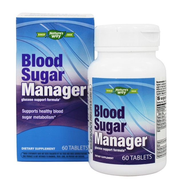 Nature's Way - Blood Sugar Manager Glucose Support Formula - 60 Tablets