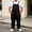 Black, variant on Men's Plus Size Denim Overall Fashion Coveralls Work Utility Straight Leg Jean Bib Jumpsuit with Chest Front Big Pockets Size L-5XL Black