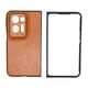 thumbnail image 1 of Funda plegable para teléfono con diseño de rayas, moderna, cómoda y con ajuste perfecto para Oppo Find N2, color marrón., 1 of 14