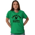 thumbnail image 3 of Chickens Make Me Happy Funny Country Men's Graphic T Shirt Tees Brisco Brands X, 3 of 6