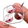 thumbnail image 2 of Pink Amethyst Gemstone Handmade Ethnic Unique Gift Pendant Jewelry 2.1" SA 8838, 2 of 2