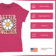 thumbnail image 6 of Better Together T-Shirt Vintage Retro Boho Style 70s Floral Vibe Hippie Peace Love Friendship Bohemian Women's Tee, 6 of 7