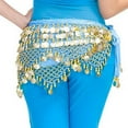 thumbnail image 3 of PMUYBHF 320 Three Straight Two Angle Belly Dance Waist Chain Belt With Sequins for Dance Performance and Accessory 12308 A, 3 of 4