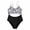 Black, variant on Zpanxa Girls Swimsuit Baby Girls Swimwear Kids Swimsuit Cow Printing Sleeveless Surfing One-piece Swimsuit Bathing Suit Swimming Suit Black 8 Years