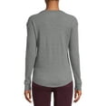 thumbnail image 4 of Time and Tru Women's Thermal Top with Long Sleeves, 4 of 5