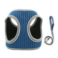 thumbnail image 2 of Flmtop 360 Degree Adjustable Reflective Chest Strap Walking Harness Traction Rope Leash Blue, 2 of 9