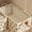Beige without lid, variant on Beige Clothing Storage Basket, Foldable Storage Box for Miscellaneous Items, with Handles, Open Design, Moisture-proof and Breathable, Suitable for Wardrobes
