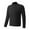 Black, variant on Mens Athletic Long Sleeve Shirts Quarter Zipper Pullover Workout Gym Tee Base Layered Undershirts