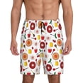 thumbnail image 3 of Lsque Oriental Cuisine Mens Sleep Pajama Shorts,Short Pajama Pants, Cotton Ultra-Soft Knit-XX-Large, 3 of 9