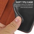 thumbnail image 3 of Dteck for Samsung Galaxy A13 4G Case PU Leather Flip 1 Wallet with 3 Card Slots Cover With Strap 360 Cover Protection Anti Drop Anti Scratch Magnetic Cover for Samsung Galaxy A13 4G, Brown, 3 of 6