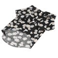 thumbnail image 2 of Camisa para perro con estampado de margaritas, suave, transpirable, flexible, para perros pequeños y gatosXZCS03 Negro M, 2 of 5