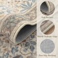 thumbnail image 6 of Moynesa Vintage Floral Bird Runner Rugs for Hallway 2'x6', Non Slip Washable Kitchen Runner, Soft Botanical Runner for Entryway Bedroom Bathroom Laundry Room, Beige, 6 of 9