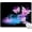 Glowing Night Pink Butterflies, variant on Mouse Pad, Gaming Mouse Pad, Galaxy Mouse Pad, Aurora Light Pattern Green and Purple Design Mouse Pads, Square Waterproof Mouse Pad Non-Slip Rubber Base MousePads for Office Home Laptop Travel