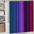 thumbnail image 4 of 3D Abstract Lines 4Pcs Shower Curtain Set Shower Curtain Set with Carpet Bath Mat, 4 of 7