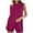 Z-Purple325, variant on JIAYUE Women's Summer 2 Piece Outfit Sets Sleeveless Side Slit Knit Round Neck Tunic Top And Casual Shorts Solid Color Beach Everyday Cozy Clothing Set