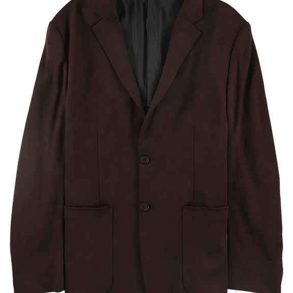 Theory Mens Clinton Two Button Blazer Jacket, Purple, 44