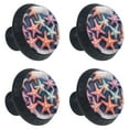 thumbnail image 2 of 4 Pcs Starfish Knobs for Kitchen Cabinet Cupboard Dresser Bookcase Drawer Pulls Handles Round Home Decor, 2 of 8